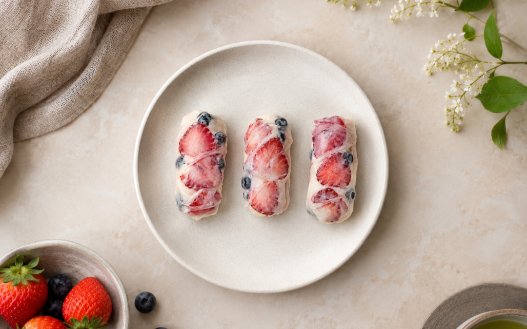 Protein yoghurt rice paper Mochi
