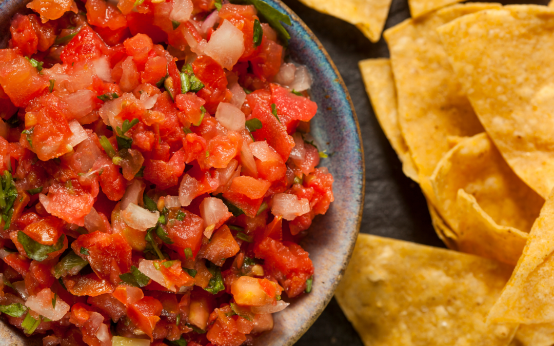 Fresh tomato salsa dip