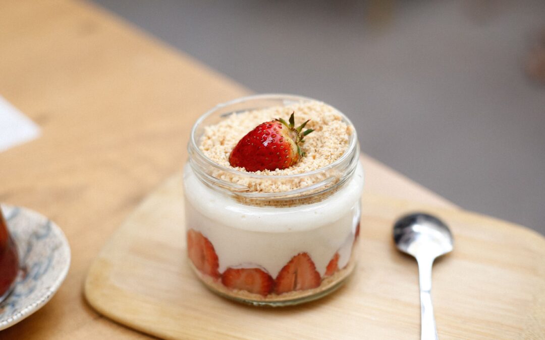 No-bake strawberry cheesecake bites
